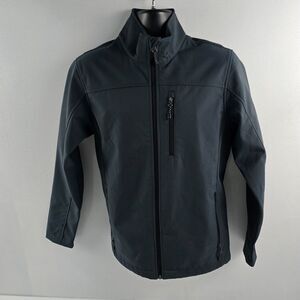 Swisstech full zip jacket gray mens sm47502Y‎ small 4968 windbreaker